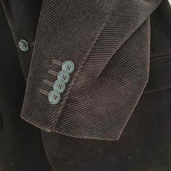 Vintage Banana Republic Corduroy Blazer 44S Brown Made in Turkey Ivy Preppy Y2K - Picture 6 of 14